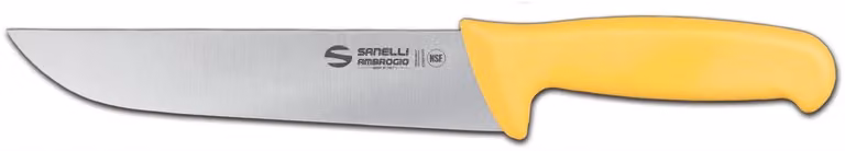 Coltello francese cm 20 giallo linea Supra di Sanelli Ambrogio
