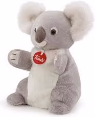 Peluche Marionetta Koala (18x18x10cm) PUPPETS Grigio e Bianco 29828