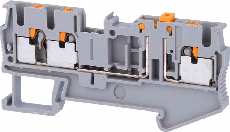 Morsetto di separazione Phoenix Contact PT 2,5-TWIN-MT, tecnologia Push-In, tensione nominale 400V, corrente di breve durata 0,30kA - 1 pezzo