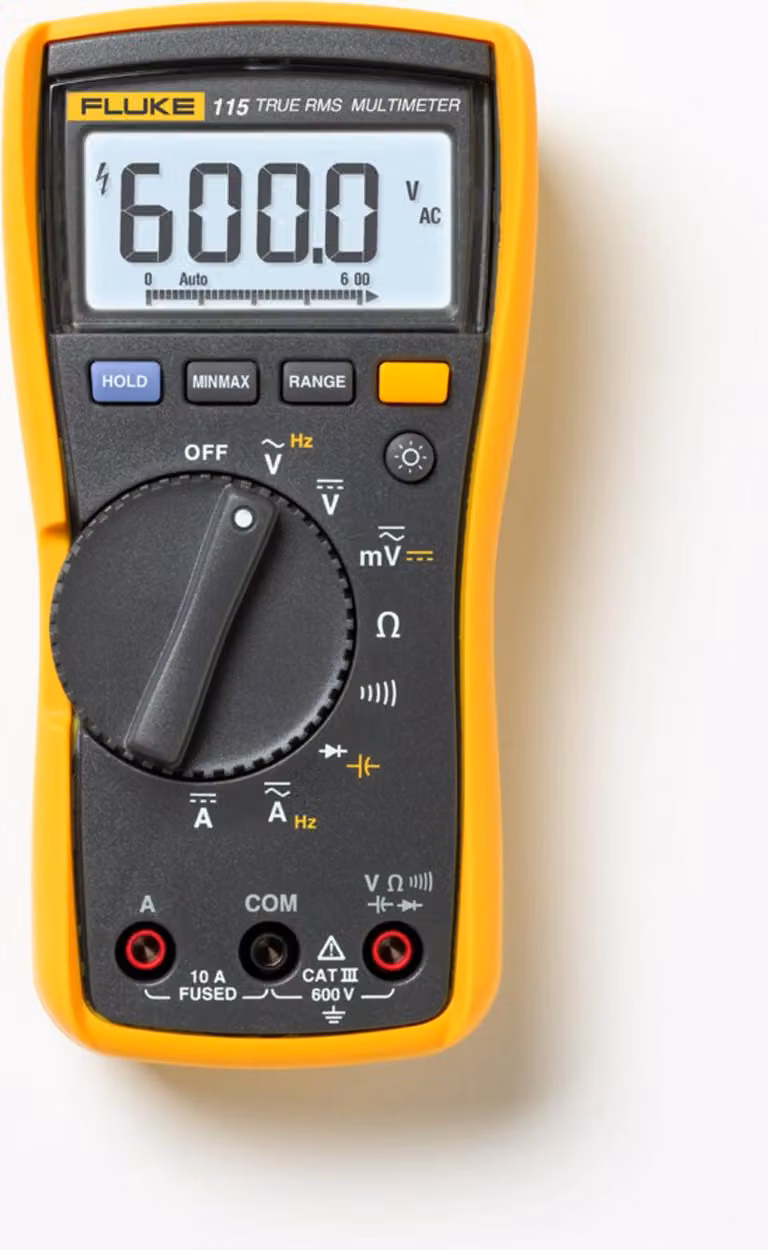 Fluke 115 Multimetro portatile digitale CAT III 600 V Display (conteggi): 6000