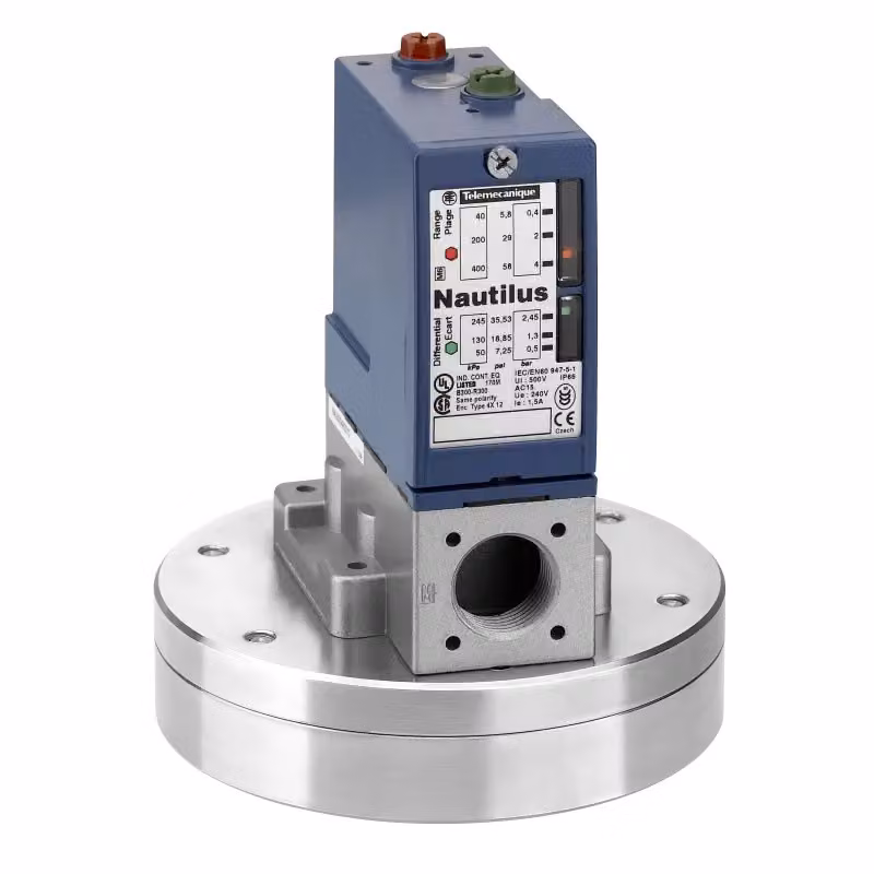 Pressostato Yageo XMLB - 330 mBar, isto regolabile, 2 posizioni di commutazione, 1Ö/1S, Pg13 XMLBS35R2S11