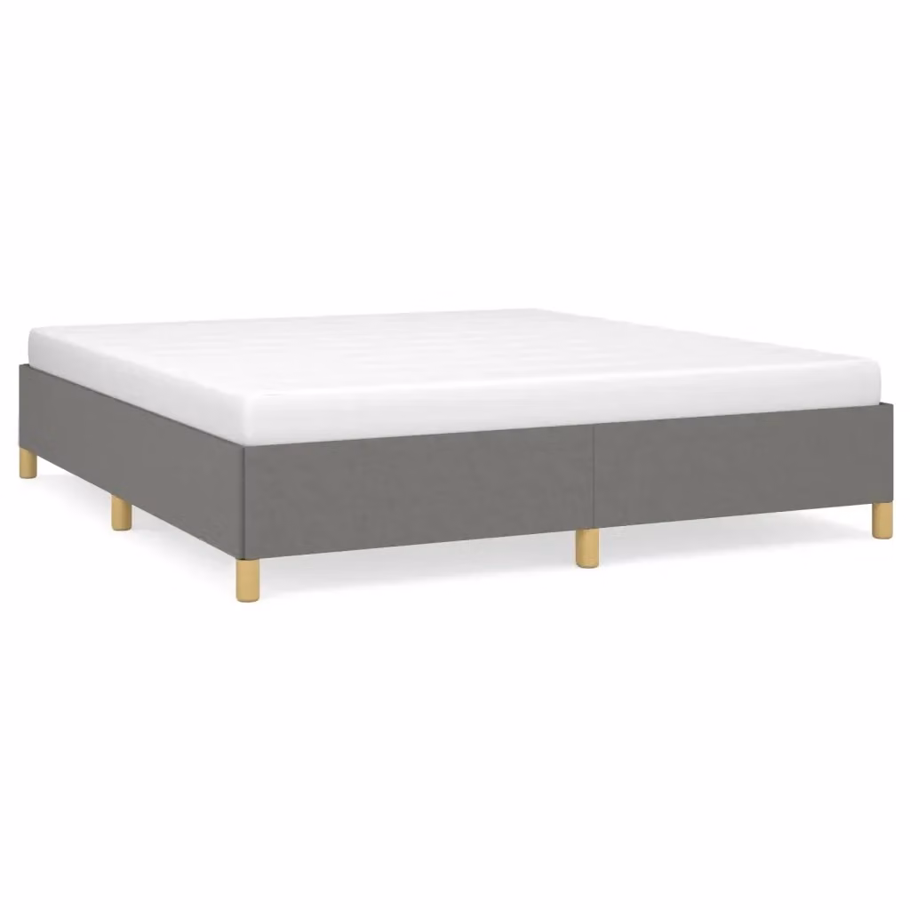 Struttura Letto Design Mania con Giroletto Imbottito in Tessuto Grigio L: 160 cm, P: 200 cm – 2