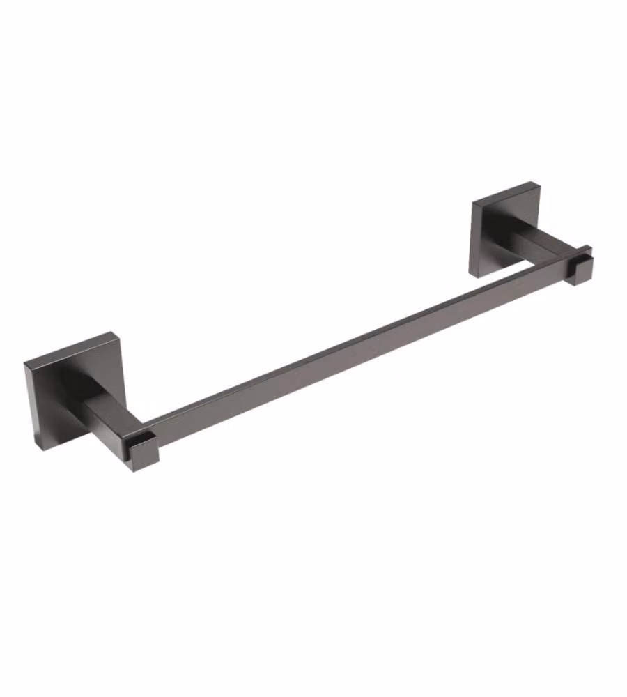 Metaform Porta Asciugamani Trend Black 30 cm Acciaio Nero Opaco
