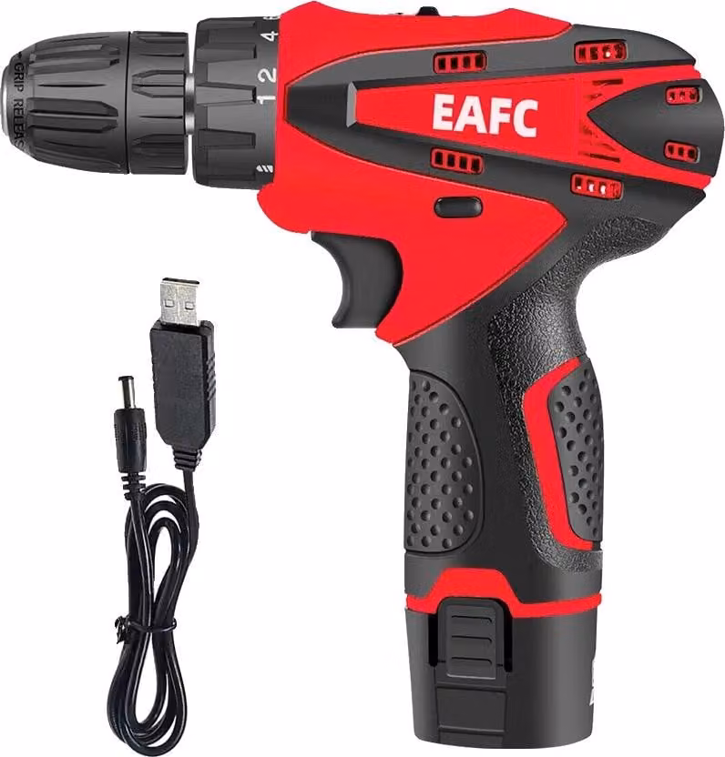 Avvitatore elettrico, coppia 60 N-m, controllo a doppia velocità, ROSSO