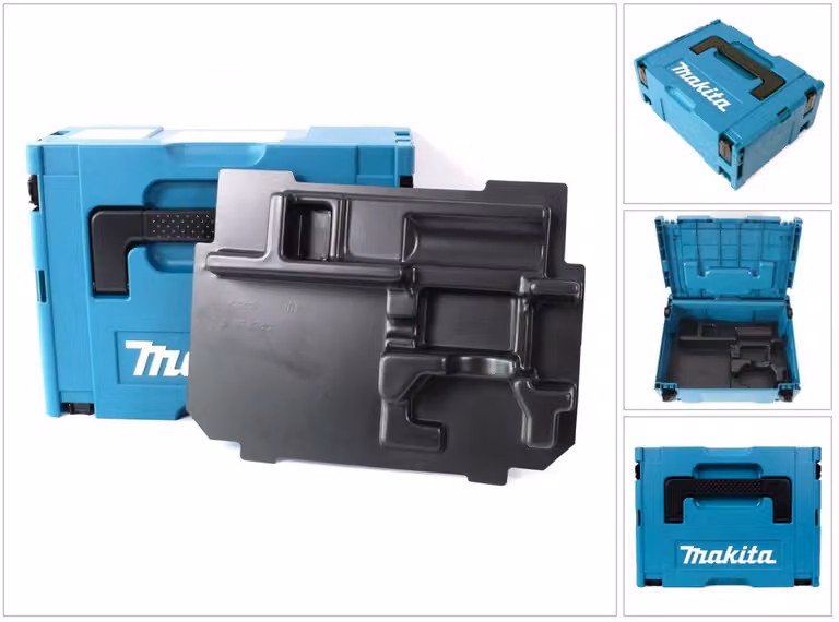 Custodia sistema Makita MAKPAC 2, con inserto per utensili BTD/DTD 129/146 e BTW 250/251