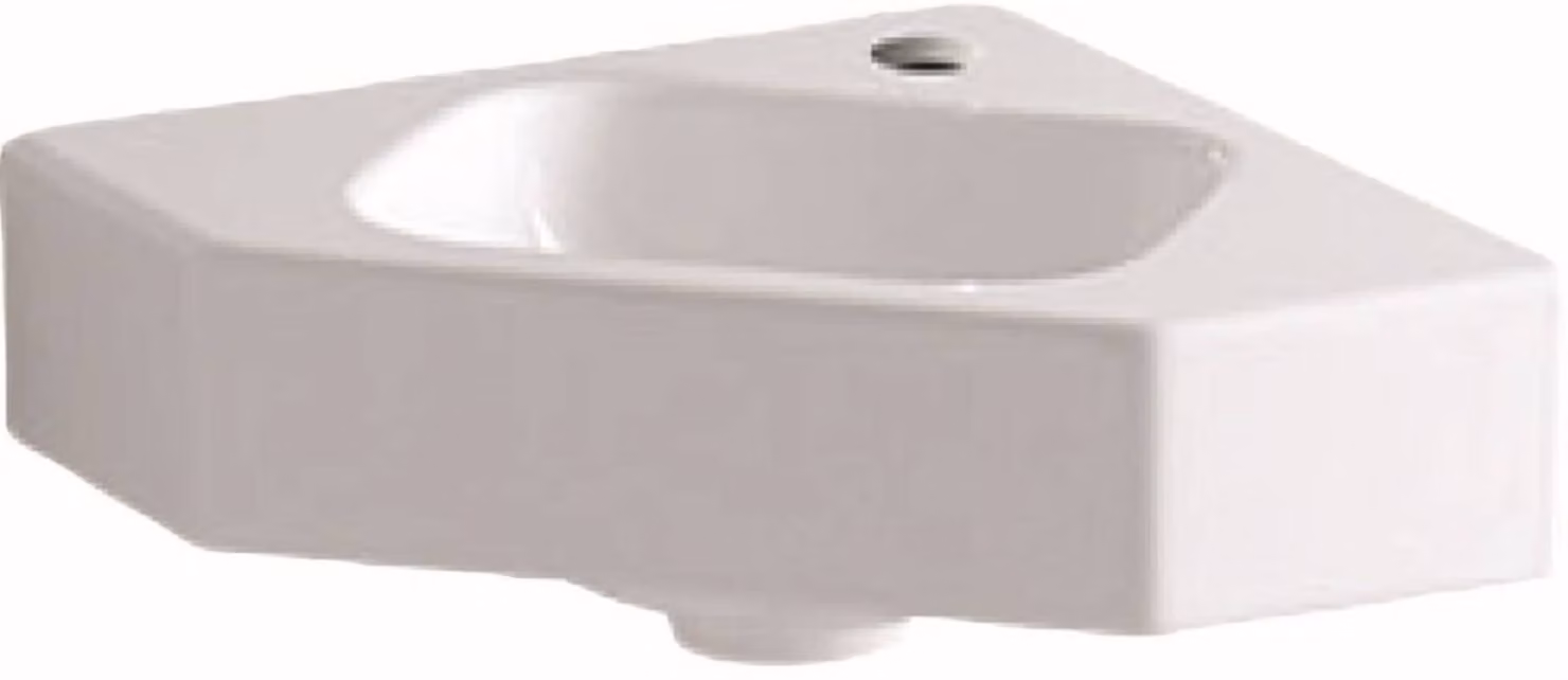 Geberit iCon lavabo d'angle 33cm blanc, 124729000, 124729000