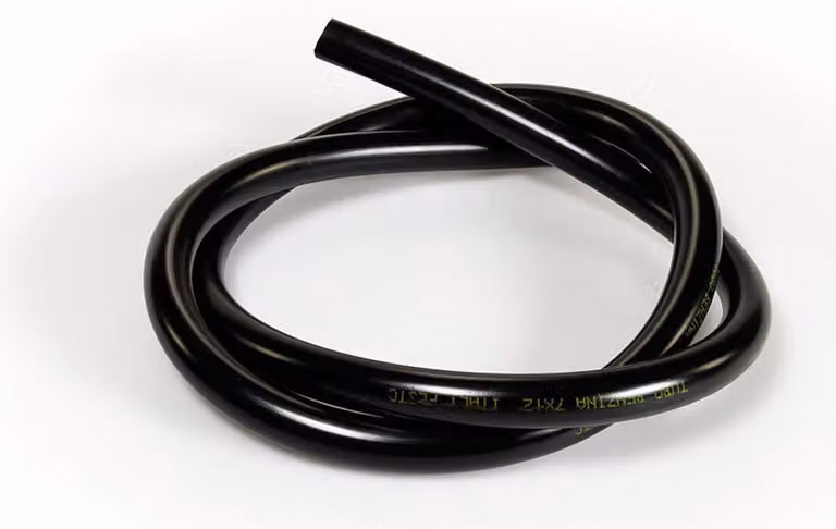 Tubo benzina Malossi in PVC nero diametro 7x12 mm lunghezza 1 metro