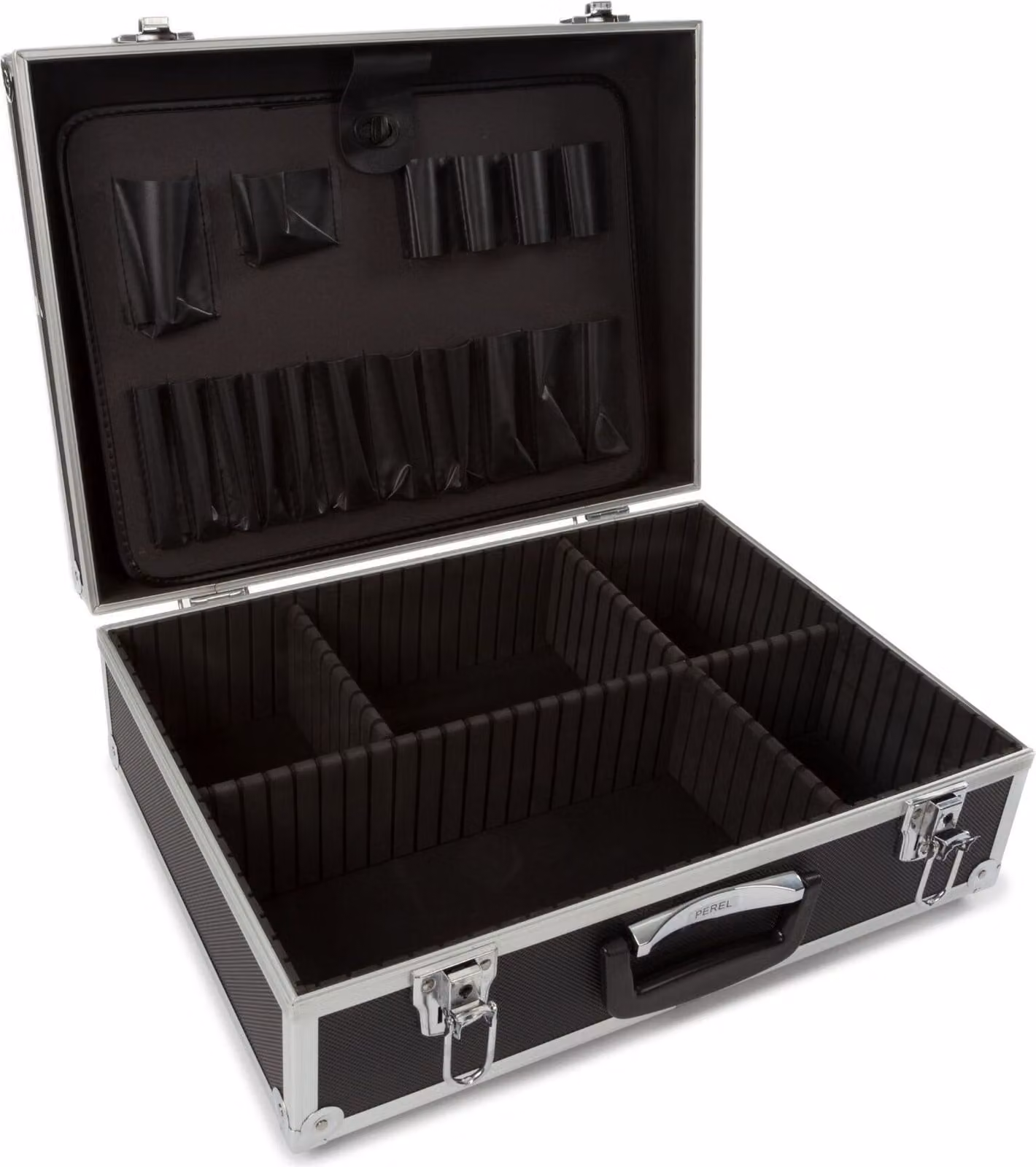 Valigia portautensili con telaio in alluminio - 455 X 330 X 152 Mm - 22,8 L - Nero