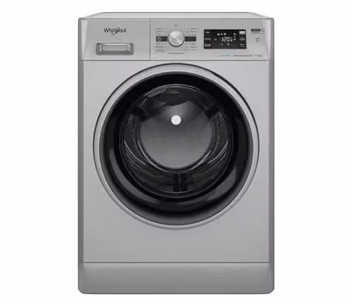 Whirlpool FFB 116 SILVER IT- Lavatrice 11kg Libera Installazione, Carica Frontale. Centrifuga 1400 Giri Al Minuto. Larghezza 59,5cm, Profondità 60,5cm, Altezza 85,0cm, Classe Energetica A