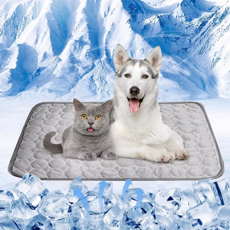 Tappetino refrigerante per cani, dimensioni 55x70 cm, auto-raffreddante, lavabile e resistente all'usura