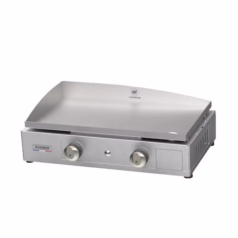 Plancha liscia a gas La Plancha in Acciaio inox 260 Le Marquier
