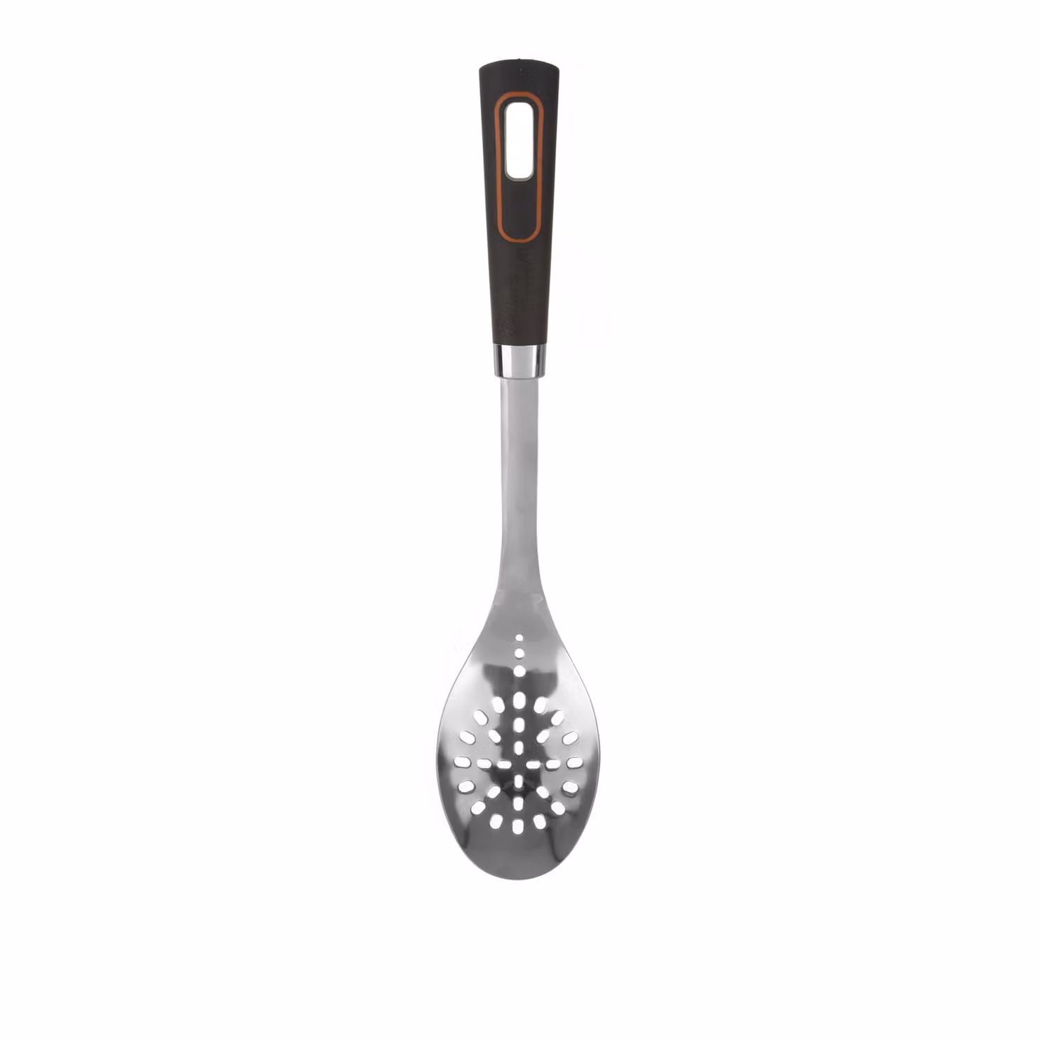 Cucchiaio forato ovale Baker's Secret in acciaio inossidabile color argento, Lunghezza: 34 cm – 2
