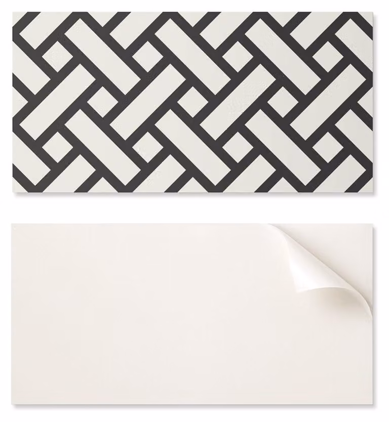 Pannello in PVC autoadesivo con motivo decorativo, ideale per l'ingresso, dimensioni 100 x 50 cm, con un intricato motivo geometrico