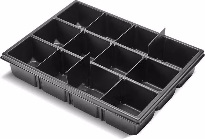Modulo TOOD, modulare da 3 a 12 scomparti, 40x30x7 cm, per valigette portautensili professionali