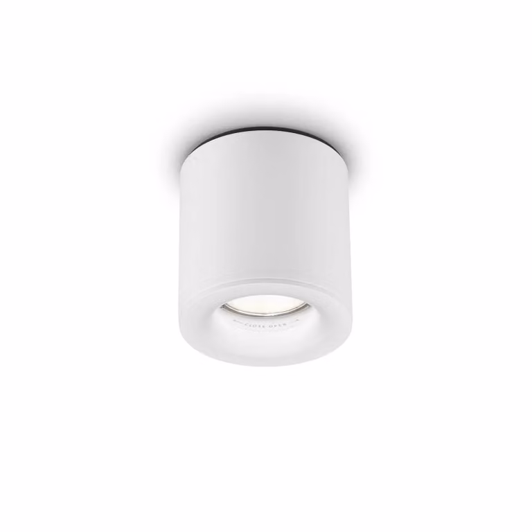 Helestra Lot plafoniera da esterni, IP65, bianco Lot, dimmerabile, Bianco / Opale, Alluminio, Moderno, Plafoniera