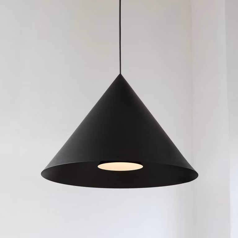 LOOM DESIGN Lampada a sospensione Hanzu, dimmerabile, Nero, Soggiorno / Sala da pranzo, Alluminio, Moderno, Lampada a sospensione