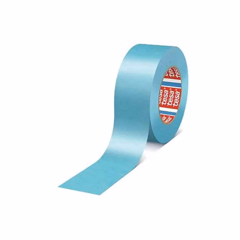 tesa krepp 4438 Nastro di protezione superficiale UV 12 settimane, 50 m x 19 mm, blu