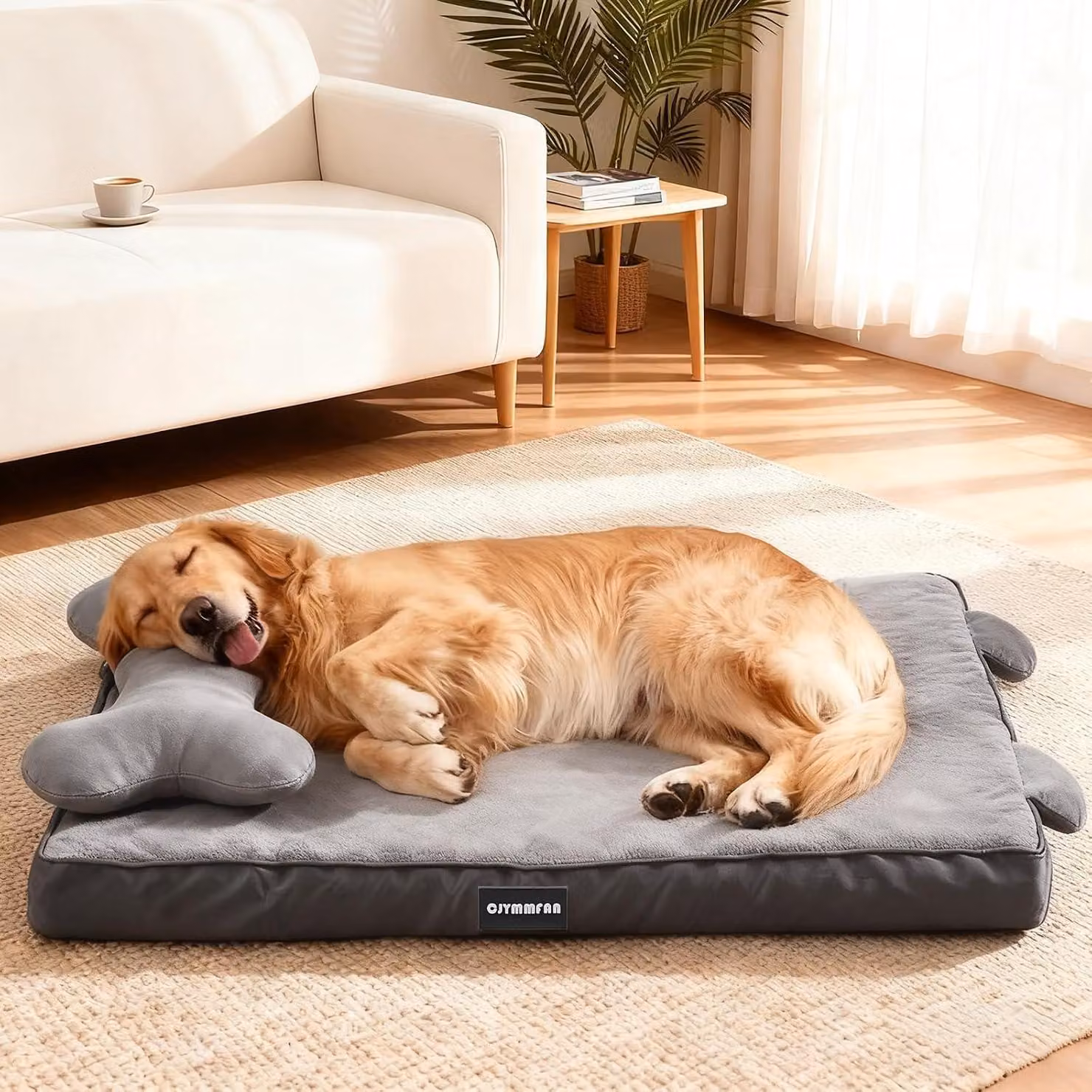 Cuccia ortopedica per cani, realizzata in memory foam, impermeabile, con rivestimento lavabile, ideale per il riposo
