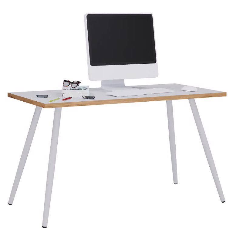 Scrivania Computer Tavolo da ufficio Skandanivischer Retro Look Salia 138x50 cm