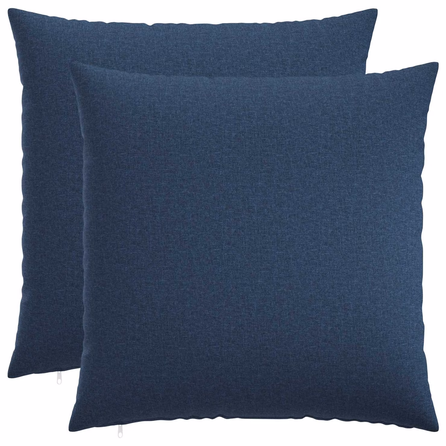 Set di 2 cuscini HEERLEN vidaXL blu in tessuto, forma quadrata, L/P/H: 60 x 60 x 60 cm