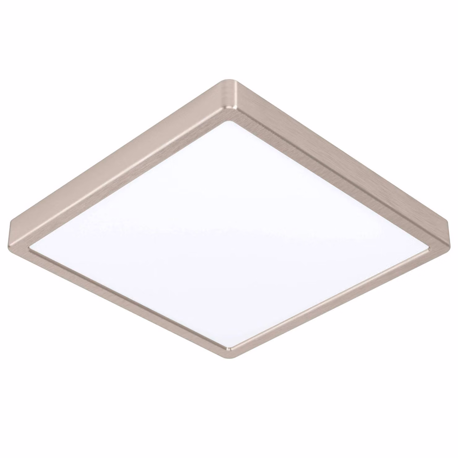 Eglo LED plafoniera a pannello Fueva 5 nichel opaco 29x29cm 20W 2500lm bianco neutro 4000K