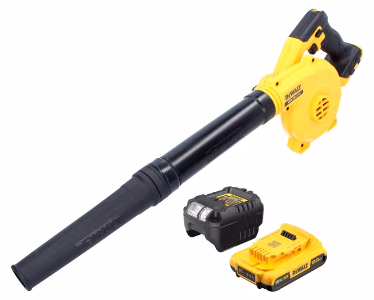 Soffiatore a batteria DeWalt DCV 100 D1 / soffiatore di foglie 18 V + 1x batteria ricaricabile 2,0 Ah + caricabatterie
