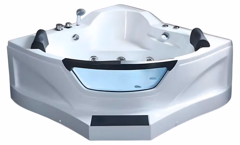 Massagebad Whirlpool Whirlwanne Hot Tub Blubberbad Hydromassagewanne 154x154 cm