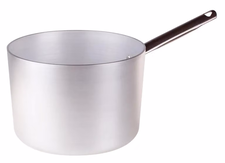 Casseruola Altissima in alluminio 3mm con un manico, diam. 22cm