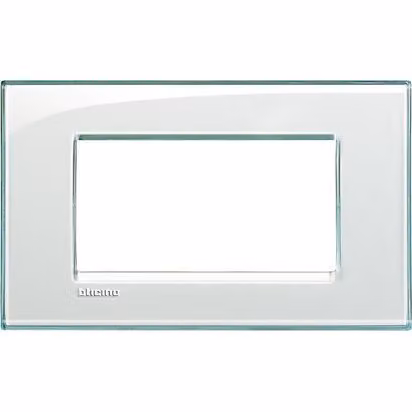 BTICINO Living Light LL - placca rettangolare 4P acquamarina LNA4804KA