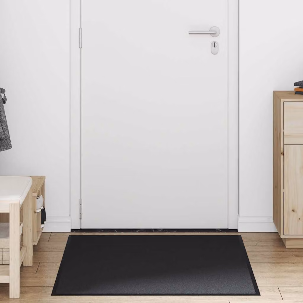 vidaXL Zerbino Nero 90x120 cm