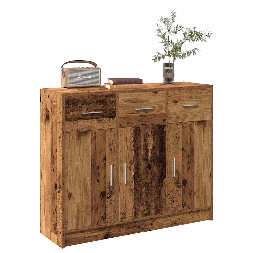 Credenza in legno stile antico vidaXL colore marrone L 91 cm, P 28 cm, H 75 cm