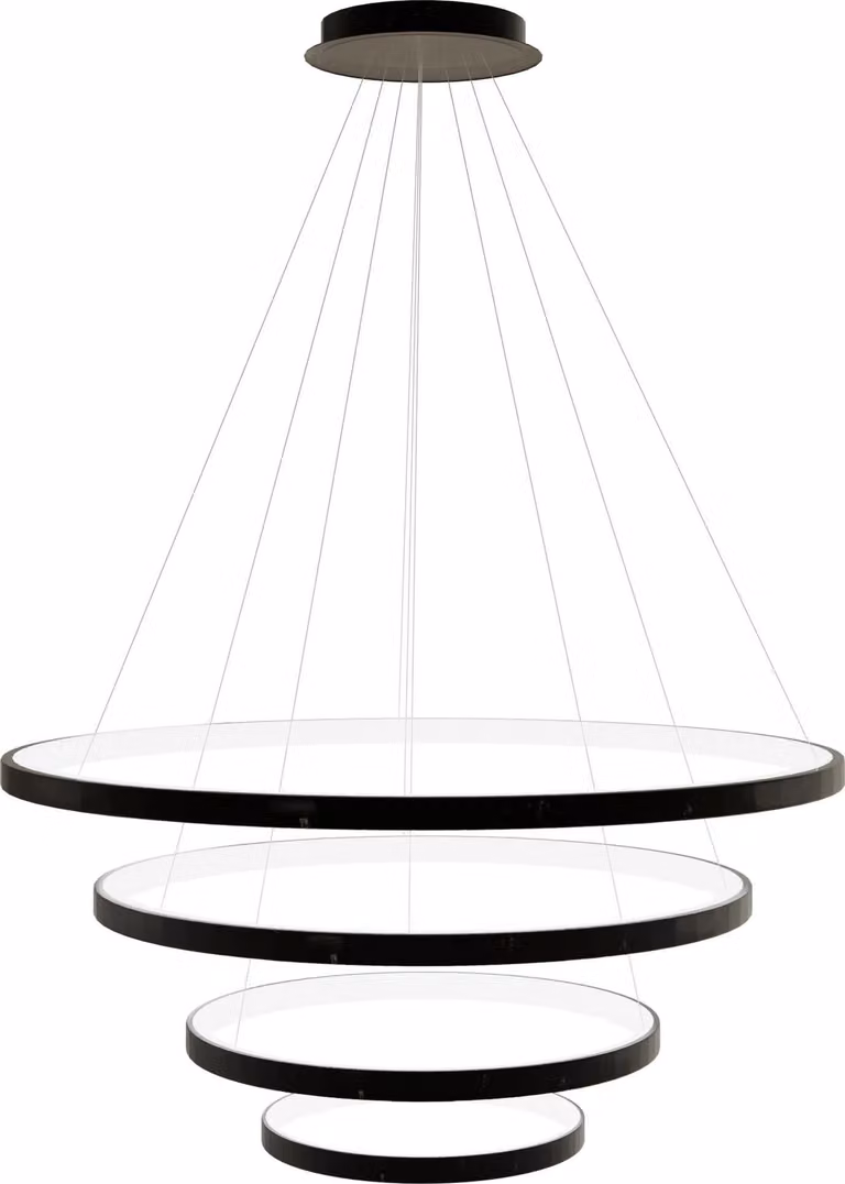 Lampada A Sospensione Toolight Lhj014-Cp4 Black Black