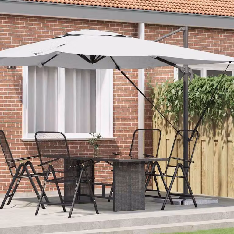 Maison Exclusive - Ombrello da sole rettangolare, dimensioni 286 x 284 x 265 cm