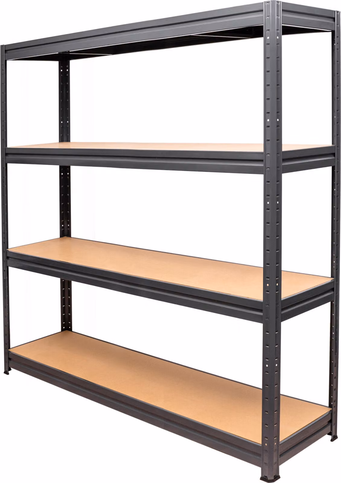 Scaffalatura per carichi pesanti STIER, carico massimo dei ripiani 500 kg, HxLxP 1770x1800x450 mm, scaffale per magazzino, scaffale per officina, scaffale per attrezzi, scaffale per cantina, scaffale senza bulloni, struttura in acciaio robusta, facile da