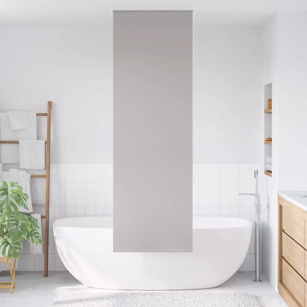 vidaXL Tenda a Rullo Doccia 70x240 cm Larghezza Tessuto 66 cm