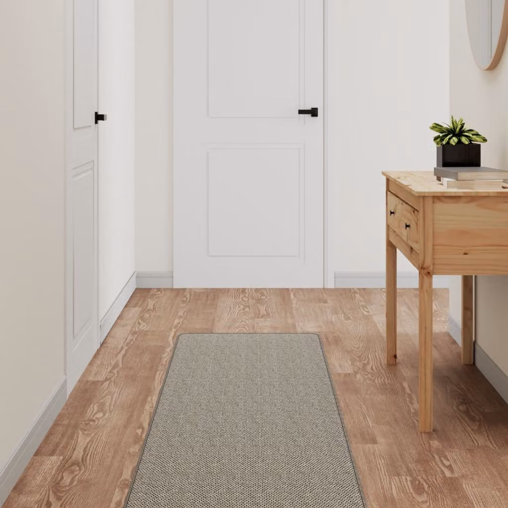 Tappeto a corsia vidaXL con aspetto sisal, colore grigio, L 300 x P 50 cm