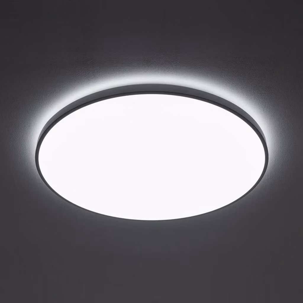 Plafoniera LED rotonda Nowodvorski Lighting per bagno e cucina, colore bianco, Diametro: 64,2 cm, 64W, 4000K – 2