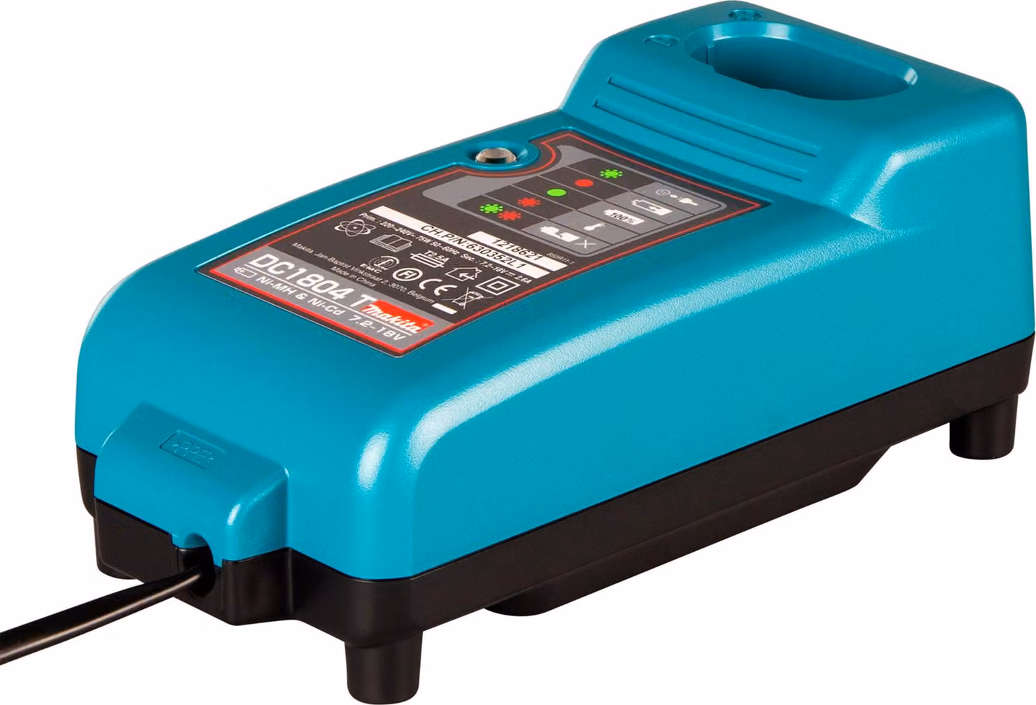 Caricabatterie Makita DC1804, NI-MH, 7,2-18 V Ni-MH - 7,2V-14,4 V - DC1804