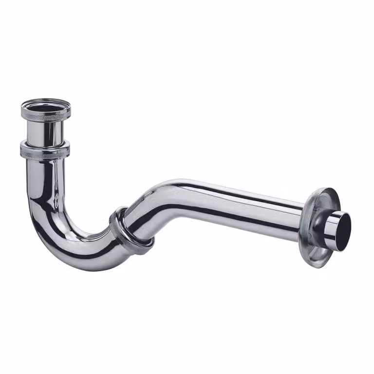 Sifone per bidet Kludi DN32 cromato con rosetta, 1 pz.