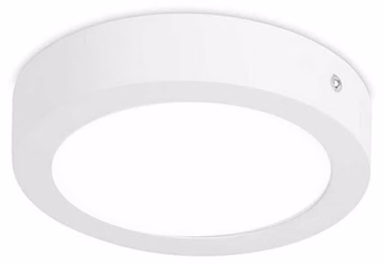 LEDS C4, plafoniera a LED, 24 W, luce bianca neutra, 1377 lumen, colore bianco