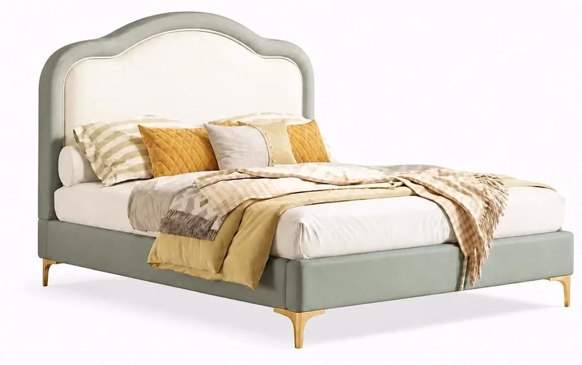Letto per bambini bianco e verde, trasformabile in letto per adolescenti, in pelle, adatto a ragazzi e ragazze