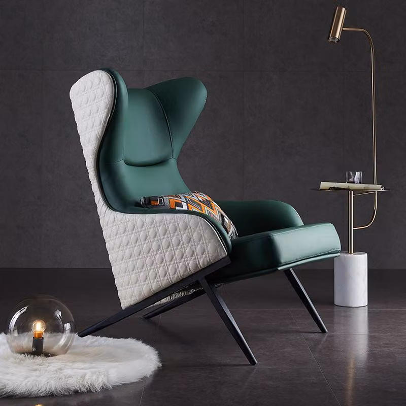 Wohnzimmer Einsitzer Sofa Couch Lounge Club Hotel Luxus Moderner Design Sessel