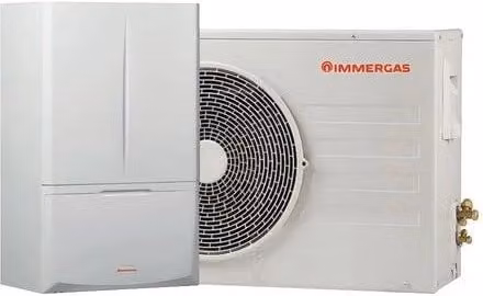 Pompa di Calore Inverter Immergas MAGIS COMBO 4 V2 R-32 Monofase Split Reversibile Bianca con Comando Incluso