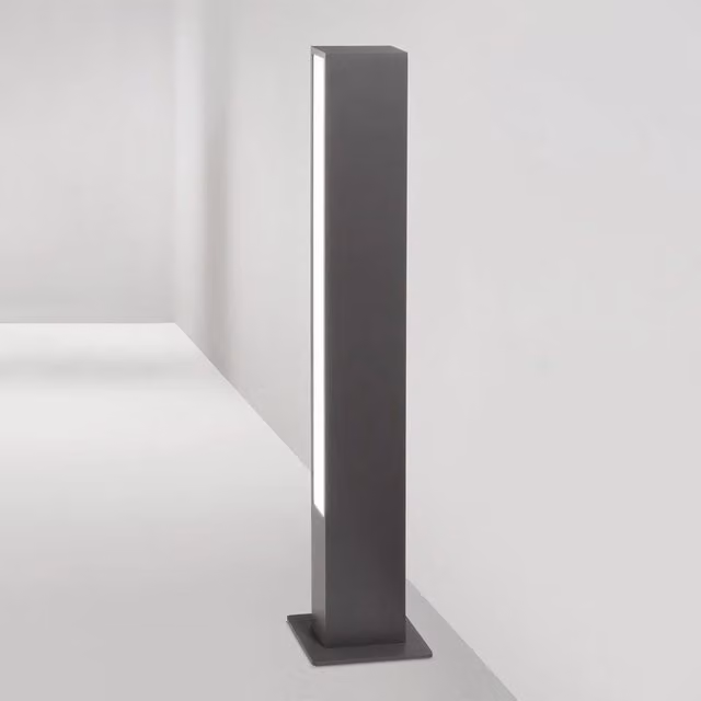 Paletto da giardino moderno Perenz in alluminio con LED da 11W 3000K luce bianca calda colore antracite IP65