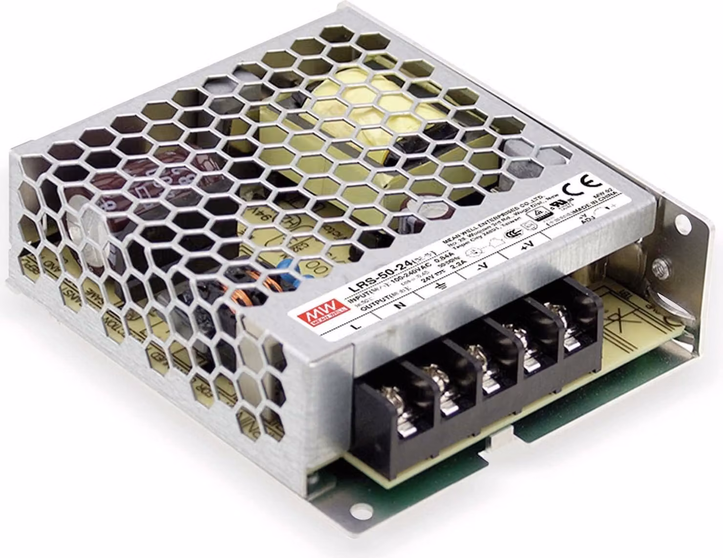 Alimentatore switching MEAN WELL LRS-50-24, 24 V/2,2 A