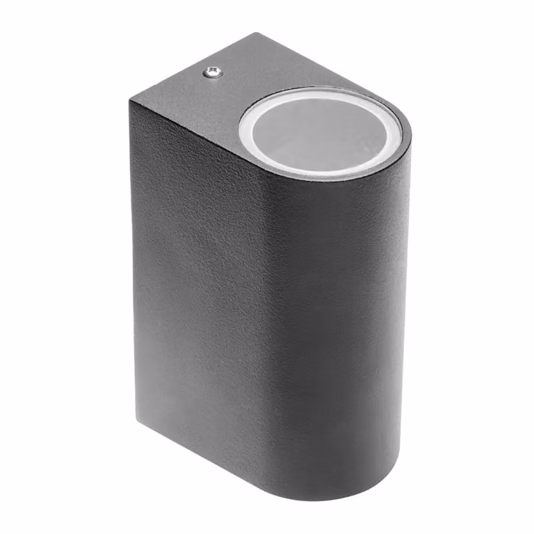 Lampada da facciata a LED 2xGU10 IP54 illuminazione parete giardino up-down TIAGO GTV 2151