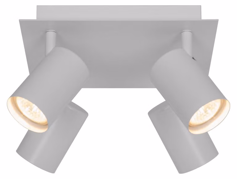 Lampada da soffitto Frida 4 punti 23 x 23 cm bianco
