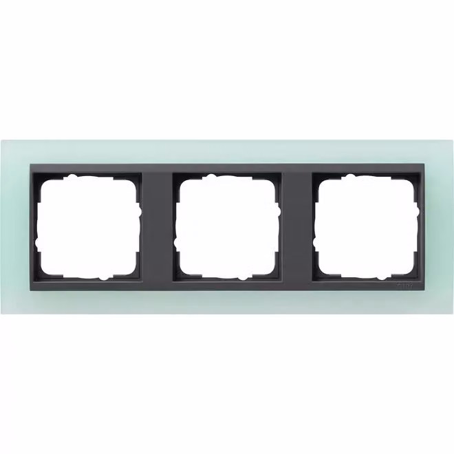 Gira 021385 Cornice di copertura a 3 moduli per Gira Event Opak Mint antracite