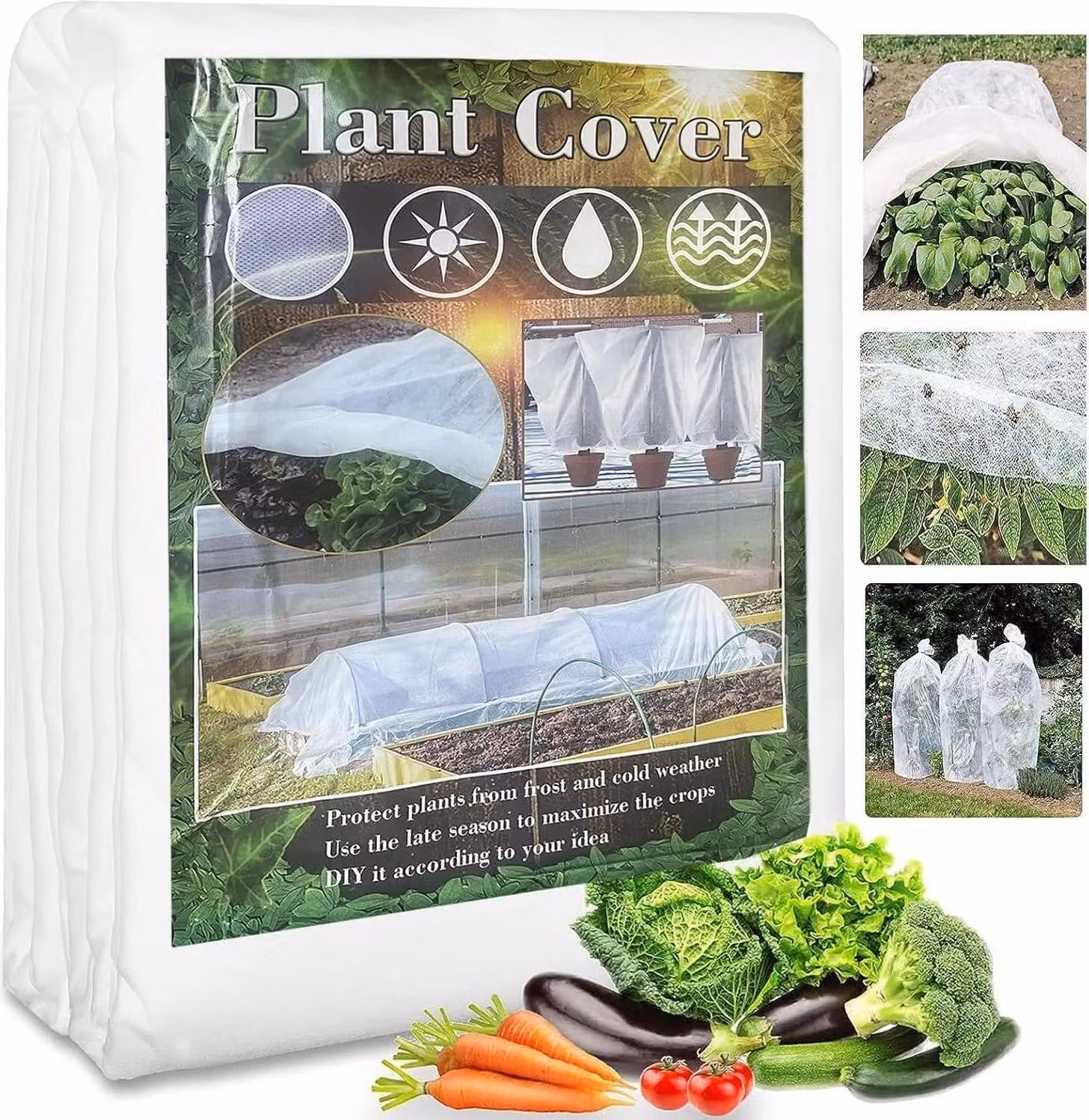 OAHAO giardino vello protezione gelo pianta copertura 40g/m² tessuto non tessuto 2*5M