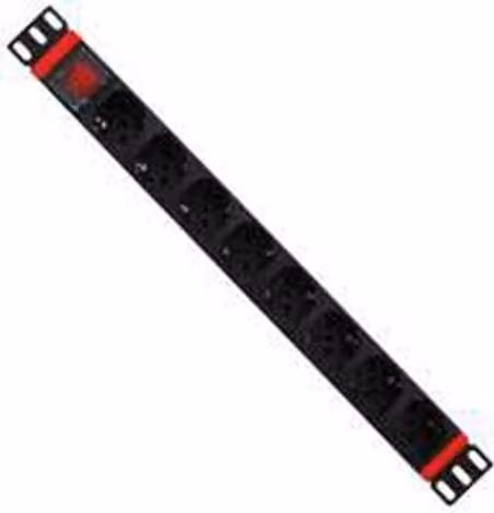 WP WPN-PDU-G01-08 unità di distribuzione dell'energia (PDU) 8 presa(e) AC 1.5U Nero